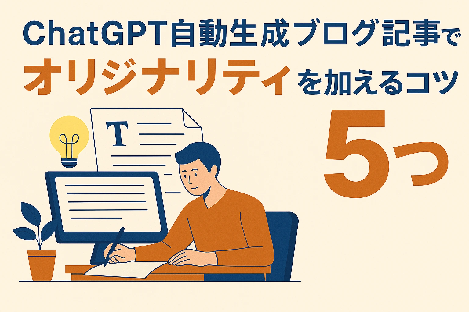 ChatGPT自動生成ブログ記事でオリジナリティを加えるコツ５つ
