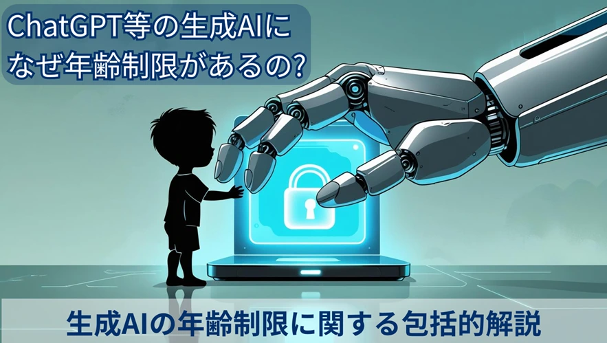 『ChatGPT等の生成AIになぜ年齢制限があるのか』に関する話