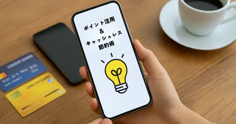 『今日イチAI♡プロンプト』節約上手編｜ポイント活用＆キャッシュレス術の挿絵